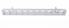 Ceti 10 Reflektor Silber, L�nge: 243 mm, Breite: 22 mm, H�he: 30 mm