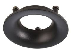 Reflektor Ring Schwarz f�r Serie Uni II Schwarz, Durchmesser=82mm x H�he 26mm