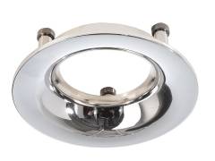 Reflektor Ring Chrom f�r Serie Uni II Silber, Durchmesser=82mm x H�he 26mm