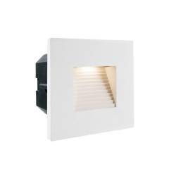 Abdeckung Stufe f�r Light Base II COB Outdoor Wandeinbauleuchte 100x100mm, wei�