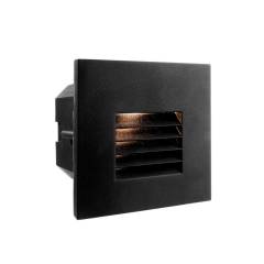 Abdeckung Gitter f�r Light Base II COB Outdoor Wandeinbauleuchte 100x100mm, schwarz
