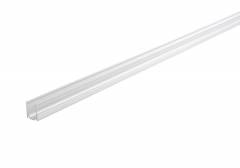 Transparentes Kunststoff Profil f�r D Flex Line MINI, L�nge:1m, B=12mm