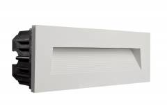 Abdeckung Stufe f�r Light Base III COB Outdoor Wandeinbauleuchte 250x90mm, wei�