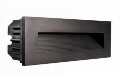 Abdeckung Stufe f�r Light Base III COB Outdoor Wandeinbauleuchte 250x90mm, schwarz