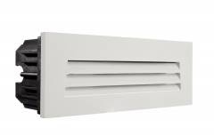 Abdeckung Gitter f�r Light Base III COB Outdoor Wandeinbauleuchte 250x90mm, wei�