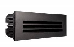 Abdeckung Gitter f�r Light Base III COB Outdoor Wandeinbauleuchte 250x90mm, schwarz