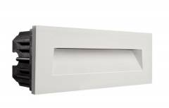 Abdeckung Schr�ge f�r Light Base III COB Outdoor Wandeinbauleuchte 250x90mm, wei�