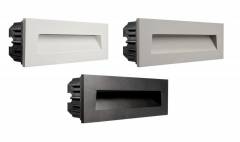 Abdeckung Schr�ge f�r Light Base III COB Outdoor Wandeinbauleuchte 250x90mm, wei�/schwarz/grau