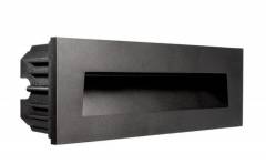 Abdeckung Schr�ge f�r Light Base III COB Outdoor Wandeinbauleuchte 250x90mm, schwarz