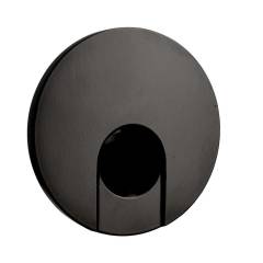 Runde Abdeckung Auge f�r Alwaid II Wandeinbauleuchte 75x75mm, schwarz