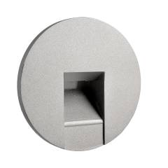 Runde Abdeckung Quadrat f�r Alwaid II Wandeinbauleuchte 75x75mm, alu