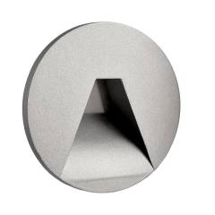 Runde Abdeckung Trapez f�r Alwaid II Wandeinbauleuchte 75x75mm, alu