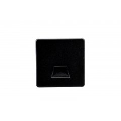 Abdeckung Square f�r Alwaid Pro Wandeinbauleuchte, dreieckiger Lichtkegel, Schwarz