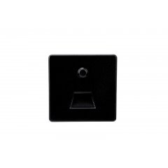 Abdeckung Square f�r Alwaid Pro Wandeinbauleuchte Motion, dreieckiger Lichtkegel, Schwarz