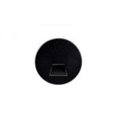 Abdeckung Round f�r Alwaid Pro Wandeinbauleuchte, dreieckiger Lichtkegel, Schwarz �: 75mm