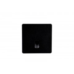 Abdeckung Square f�r Alwaid Pro Wandeinbauleuchte, schmaler Lichtkegel, Schwarz