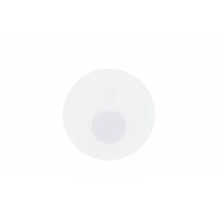 Abdeckung Round Glas f�r Alwaid Pro Wandeinbauleuchte, halbrund Lichtkegel, Wei� �: 78mm