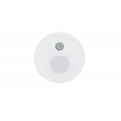Abdeckung Round Glas f�r Alwaid Pro Wandeinbauleuchte Motion, halbrund Lichtkegel, Wei�, Glas �: 78m