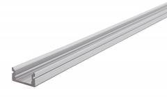 Reprofil AU-01-08 flaches U-Profil f�r 8 - 9,3 mm LED Stripes, Silber-matt, eloxiert, 2000 mm