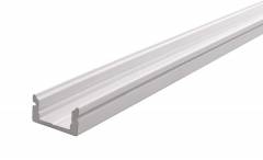 Reprofil AU-01-08 flaches U-Profil f�r 8 - 9,3 mm LED Stripes, Wei�-matt, 2000 mm