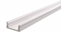 Reprofil AU-01-12 flaches U-Profil f�r 12 - 13,3 mm LED Stripes, Wei�-matt, 2000 mm