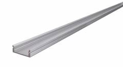 Reprofil AU-01-15 flaches U-Profil f�r 15 - 16,3 mm LED Stripes, Silber-matt, eloxiert, 2000 mm