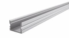 Reprofil AU-02-15 hohes U-Profil f�r 15 - 16,3 mm LED Stripes, Silber-matt, eloxiert, 2000 mm