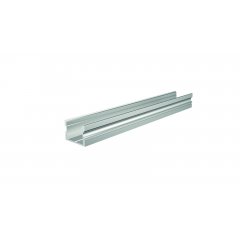 LED Alu-Profil, hohes U-Profil AU-02-15 3m, silber-matt, Alu-eloxiert, B:21mm, H:15mm