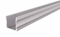 Reprofil AU-02-20 hohes U-Profil f�r 19 - 21,3 mm LED Stripes, Silber-matt, eloxiert, 2000 mm