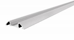 Aluminium Unterbau-Profil flach AM-01-10 Silber-matt, eloxiert, LxBxH 3000x32x7 mm