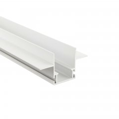 Combo Einbau Montageprofil mit Fl�gel 13mm, 2m wei�