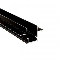 Combo Einbau Montageprofil mit Fl�gel 13mm, 3m schwarz