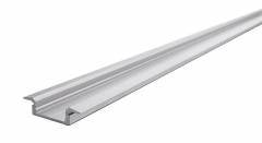 Reprofil ET-01-15 flaches T-Reprofil f�r 15 - 16,3 mm LED Stripes, Silber-matt, eloxiert, 2000 mm