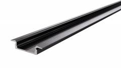 Reprofil ET-01-15 flaches T-Reprofil f�r 15 - 16,3 mm LED Stripes, Schwarz-matt, eloxiert, 2000 mm