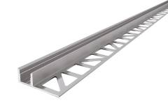 EL-01-08 Fliesen-Profil f�r 8 - 9,3 mm LED Stripes, Silber-matt, eloxiert, 2500 mm