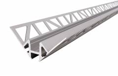 EV-01-08 Fliesen-Profil Ecke innen f�r 8 - 9,3 mm LED Stripes, Silber-matt, eloxiert, 2500 mm