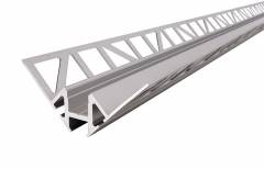 Aluminium Fliesen-Profil Ecke innen EV-01-08 Silber-matt, eloxiert, LxBxH 3000x43x43 mm