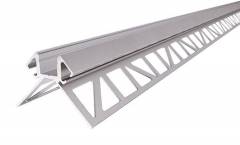 Aluminium Fliesen-Profil Ecke au�en EV-02-08 Silber-matt, eloxiert, LxBxH 3000x42x42 mm