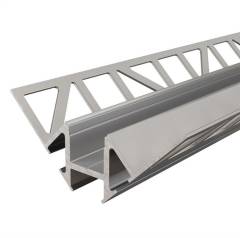 Fliesen-Profil Ecke innen EV-01-12 f�r 12 - 13,3 mm Silber, eloxiert, 2500 mm