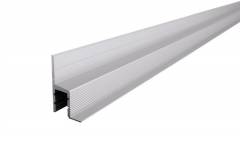 Trockenbau-Profil, Deckenvoute EL-03-10 f�r 12mm LED Stripes, Silber-matt, eloxiert, 2000 mm
