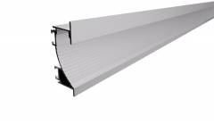Trockenbau-Profil, Wandvoute EL-02-12 f�r 12 - 13,3 mm LED Stripes, Silber-matt, eloxiert, 2000 mm