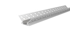 Alu Trockenbau-Profil EV-11-12, lineare Eckbeleuchtung, bis 12mm Stripebreite, silber, 3m