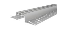 Alu Trockenbau-Profil EU-02-36, lineare Beleuchtung bis 36mm Stripebreite, silber natur, 3m