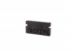 Reprofil Endkappe P-AU-01-08, Schwarz, 14 mm, Plan