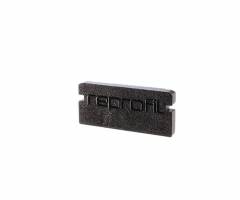 Reprofil Endkappe P-AU-01-10, Schwarz, 16 mm, Plan