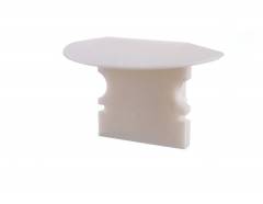 Reprofil Endkappe P-ET-02-08, Wei�, 23 mm, Plan