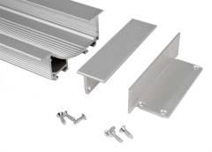Zubeh�r, Endkappe P-EL-02-12 Set 2 Stk, L�nge: 75 mm, H�he: 25,5 mm