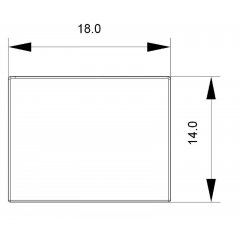LED Profil Endkappe P-EL-03-12 Set 2 Stk, Grau