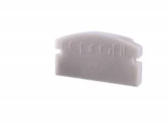 Reprofil Endkappe F-AU-01-12, Grau, 18 mm, Flach