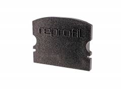 Reprofil Endkappe F-AU-02-15, Schwarz, 21 mm, Flach